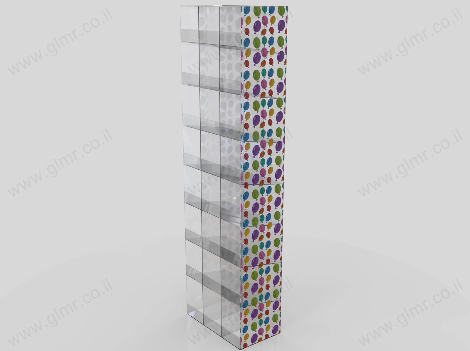 כוורת בלונים ל-24 תאי פרספקס כוורת בלונים ל-24 תאי פרספקס