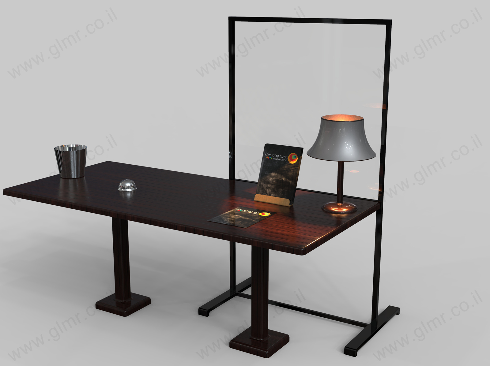 מחיצת פרספקס לשולחן מסעדה מחיצת פרספקס לשולחן מסעדה