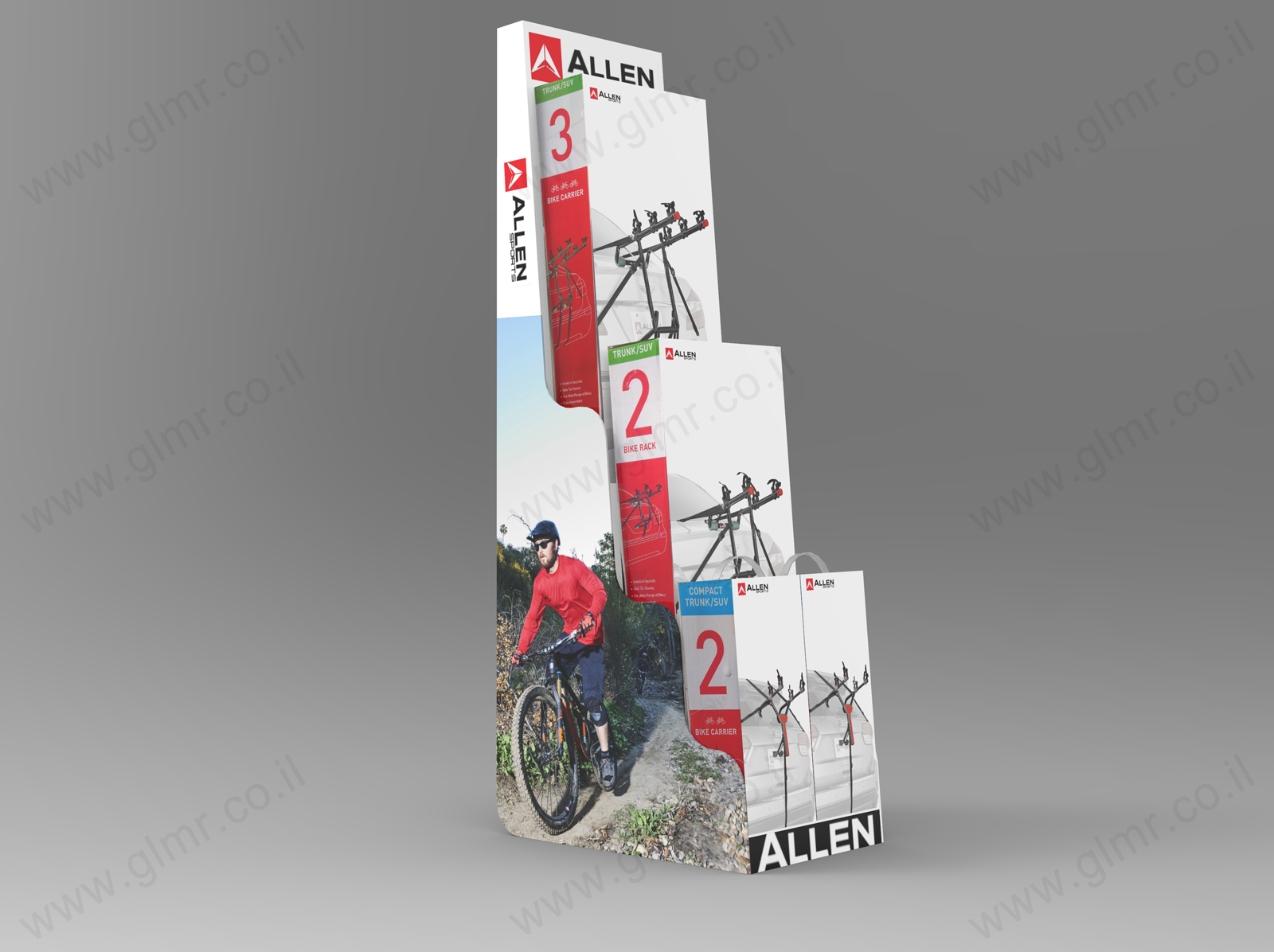 סטנד מכירה למנשאי אופניים סטנד מכירה למנשאי אופניים