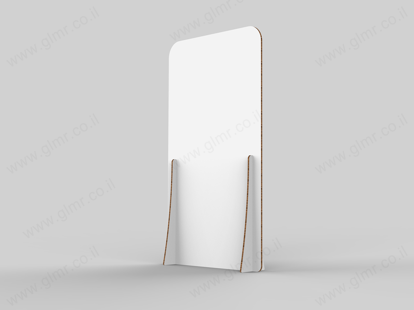 מחיצת הליכון לחדרי כושר - צבע לבן מחיצת הליכון לחדרי כושר - צבע לבן