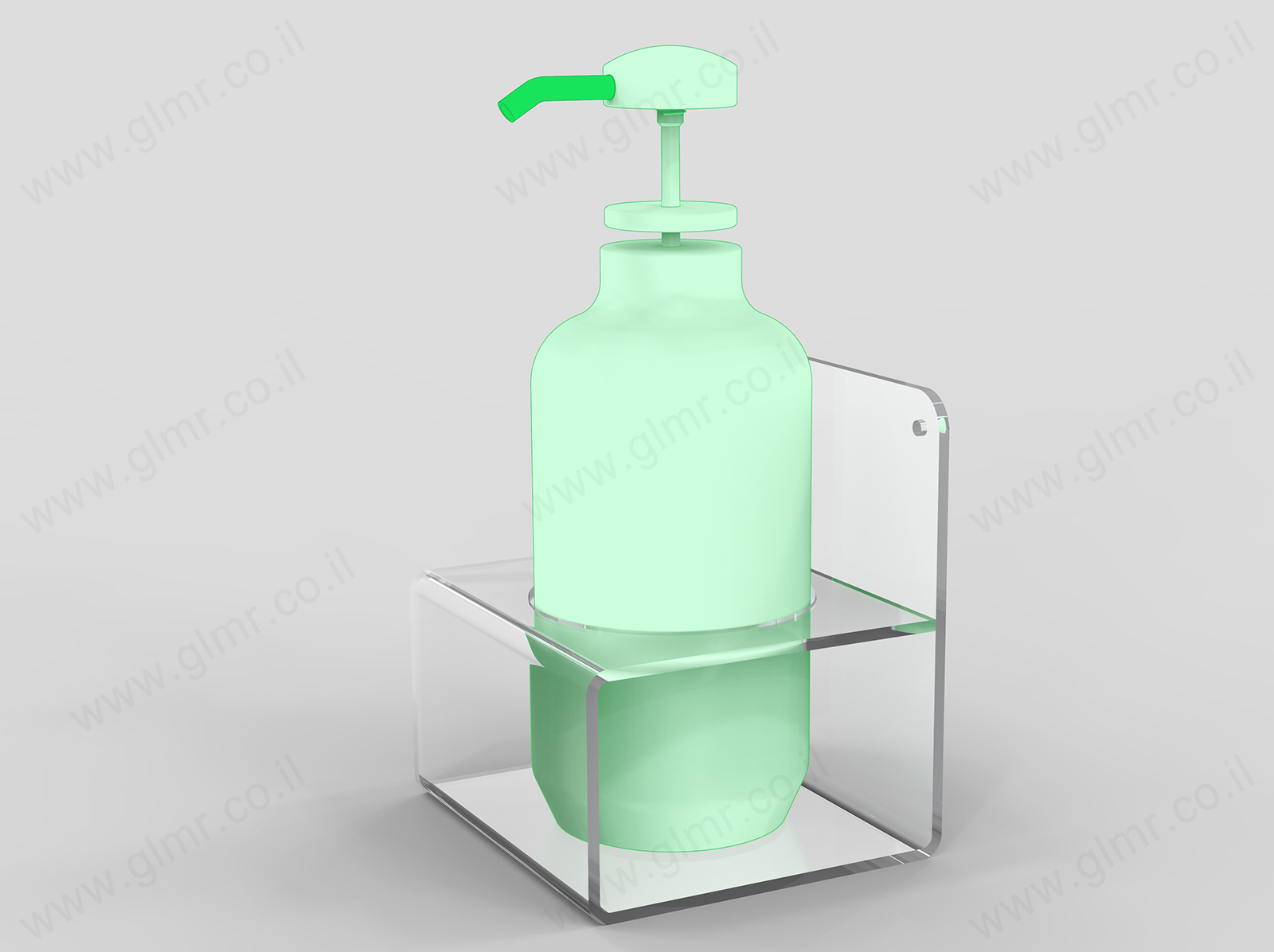 מעמד קיר לבקבוק אלכוהול ג'ל מעמד קיר לבקבוק אלכוהול ג'ל