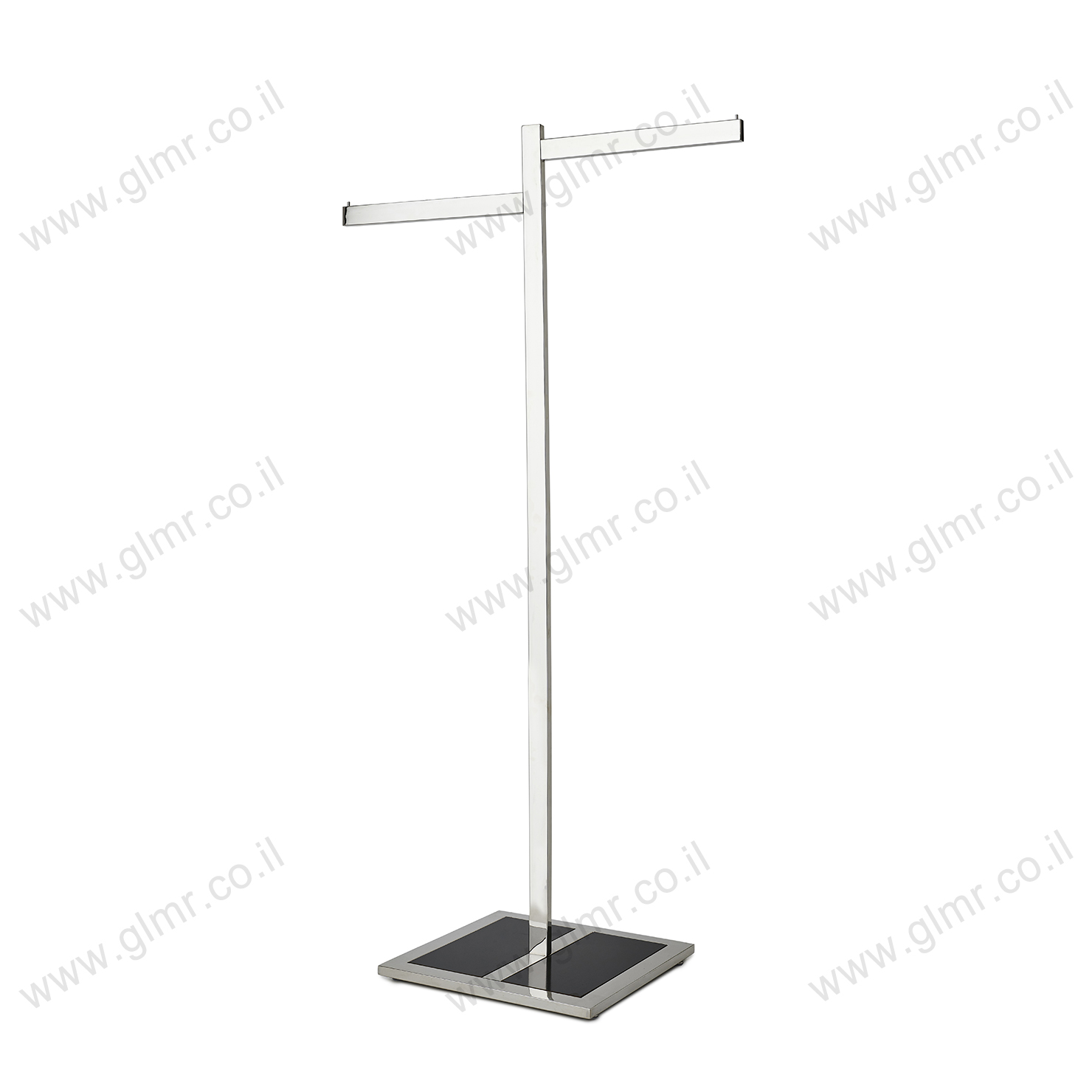 מתלה בגדים 2 זרועות ניקל יוקרתי מתלה בגדים 2 זרועות ניקל יוקרתי