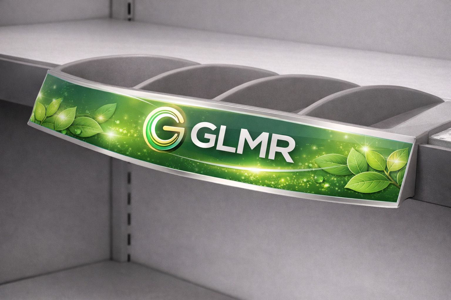 כובש מדף מעוגל ממותג GLMR עם מחיצות פנימיות למדף קמעונאי כובש מדף מעוגל ממותג GLMR עם מחיצות פנימיות למדף קמעונאי