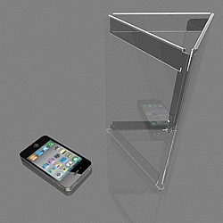 מעמד שולחני לתפריט משולש מעמד שולחני לתפריט משולש