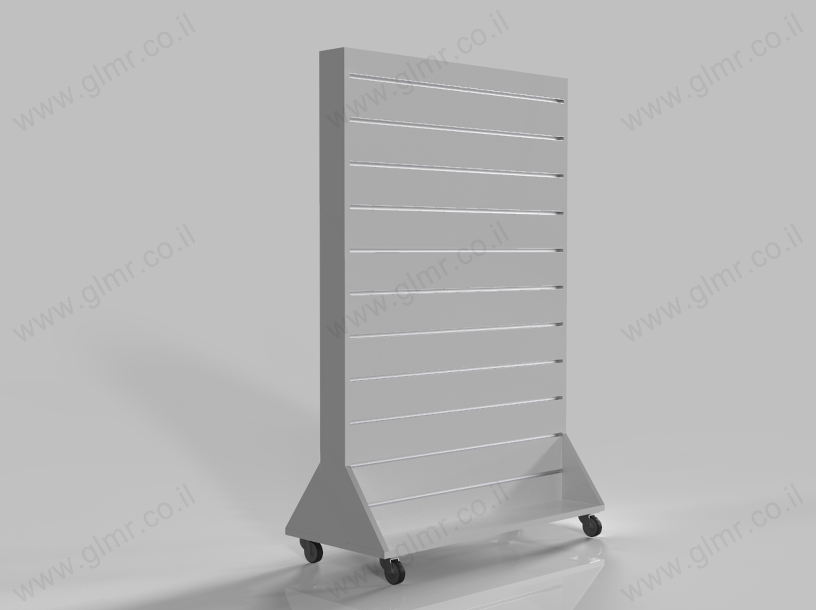 סטנד מסילות חריץ עם גלגלים לתצוגה - מתקן תצוגה נייד לחנויות סלולר, ציוד היקפי ואביזרים לחיות סטנד מסילות חריץ עם גלגלים לתצוגה - מתקן תצוגה נייד לחנויות סלולר, ציוד היקפי ואביזרים לחיות