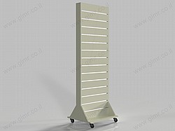 סטנד מחורץ נייד עם גלגלים סטנד מחורץ נייד עם גלגלים