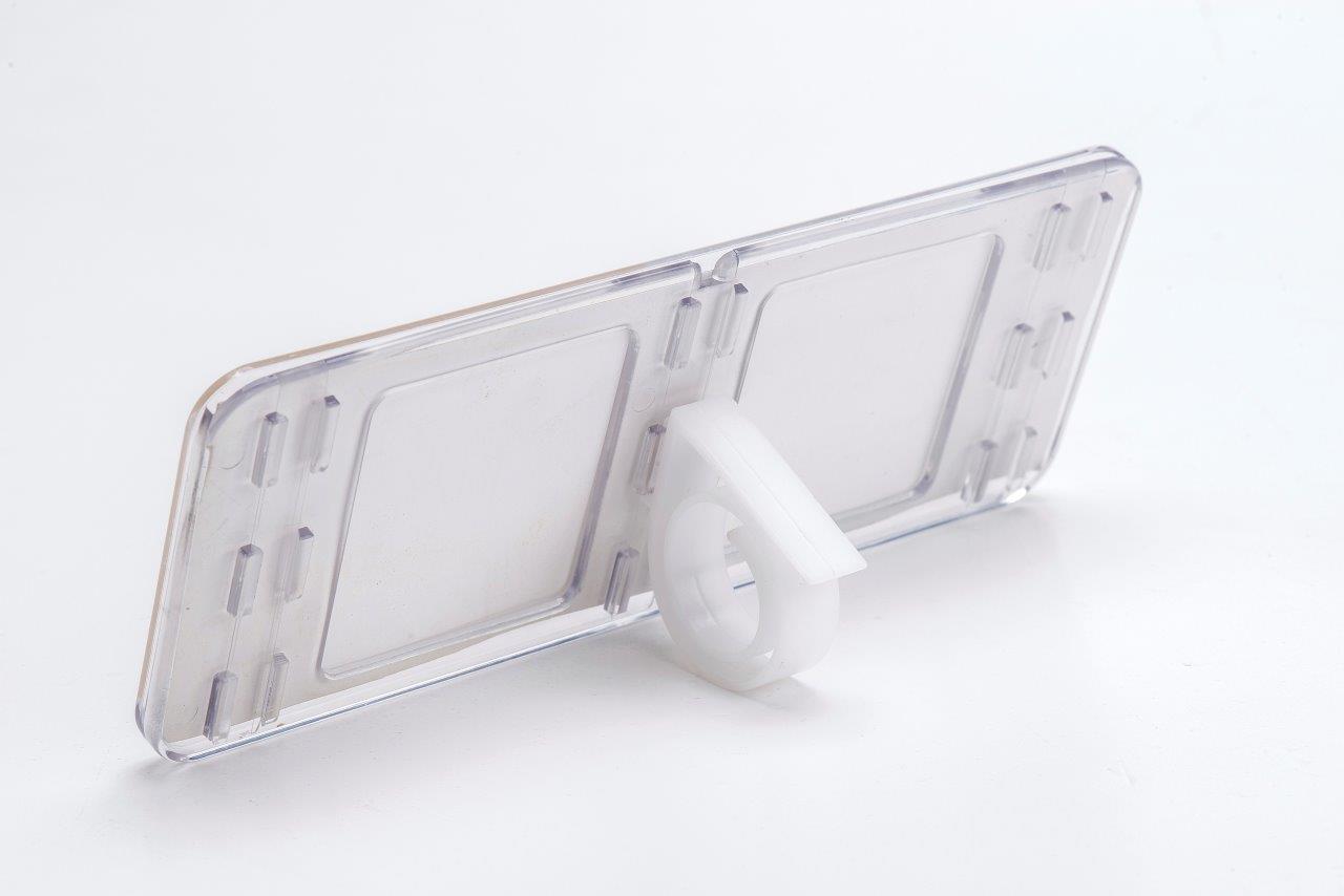 מסגרת קליק שקופה + תופסן שבלול מסגרת קליק שקופה + תופסן שבלול