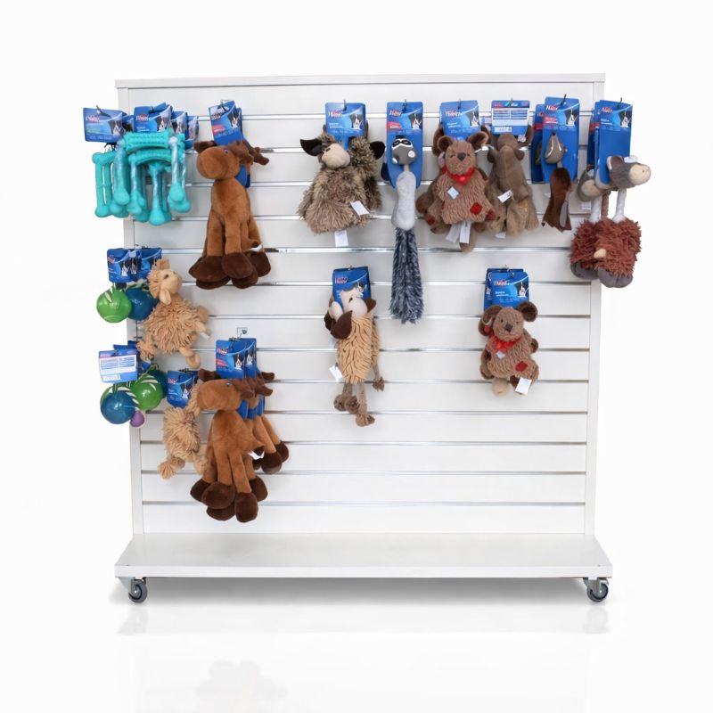 גונדולה - סטנד חריצים דו צדדי על גלגלים גונדולה - סטנד חריצים דו צדדי על גלגלים