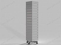 סטנד חריצים 30X30X137H מסילות כל 7.5 סטנד חריצים 30X30X137H מסילות כל 7.5